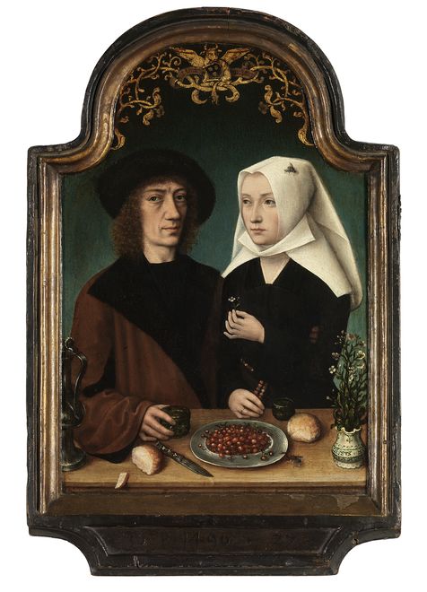 Meister von Frankfurt, Der Maler und seine Frau, Koninklijk Museum voor Schone Kunsten Antwerpen