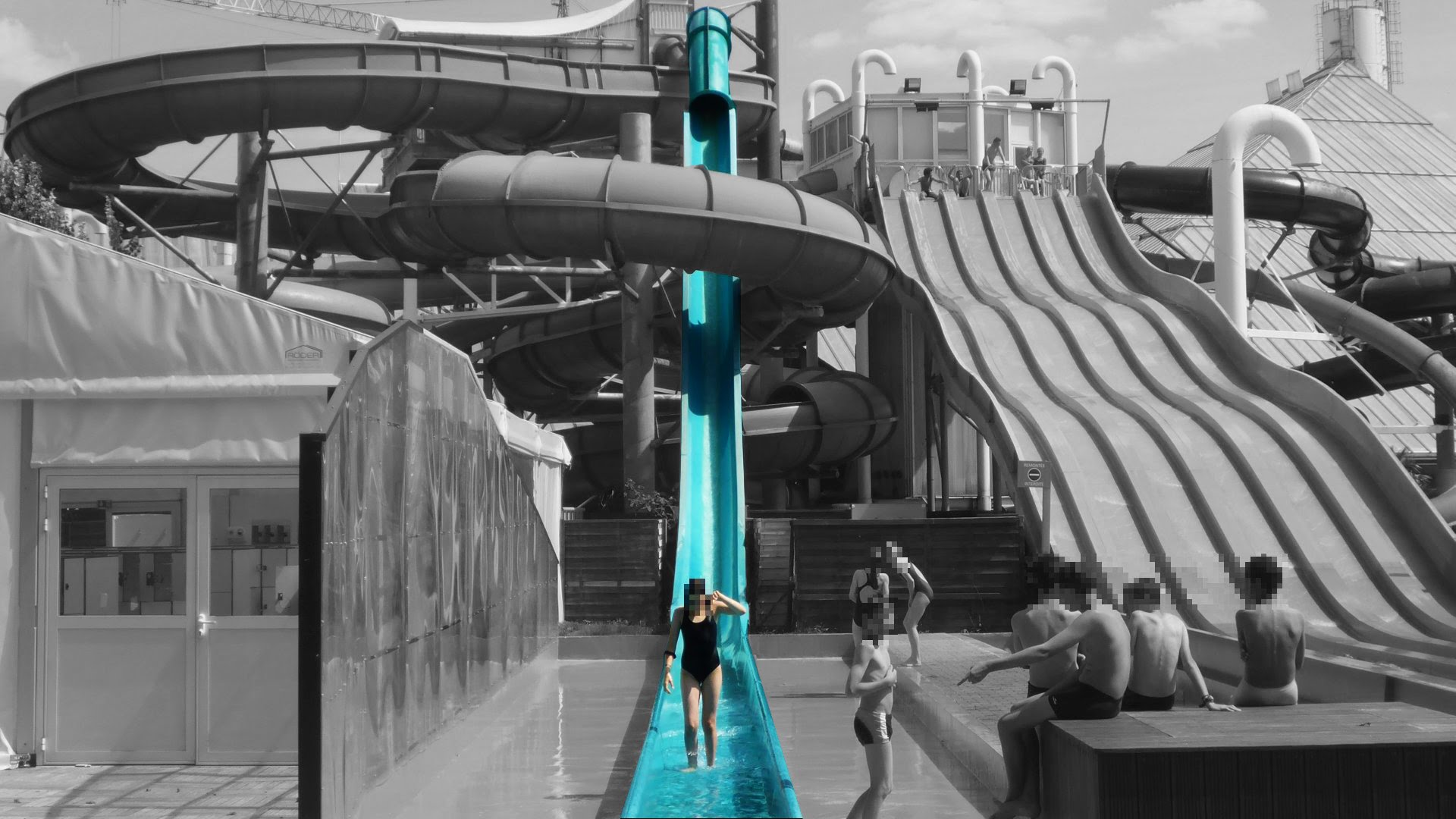 Aquamikaze Speed Slide Toboggan | Aquaboulevard Paris