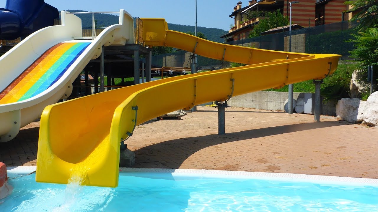Baby Slide :: gelbe Kinderrutsche | Acquasplash Franciacorta Corte Franca