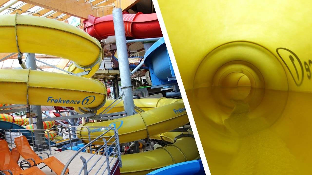 Body Slide :: gelbe Röhrenrutsche | Aquapalace Prag