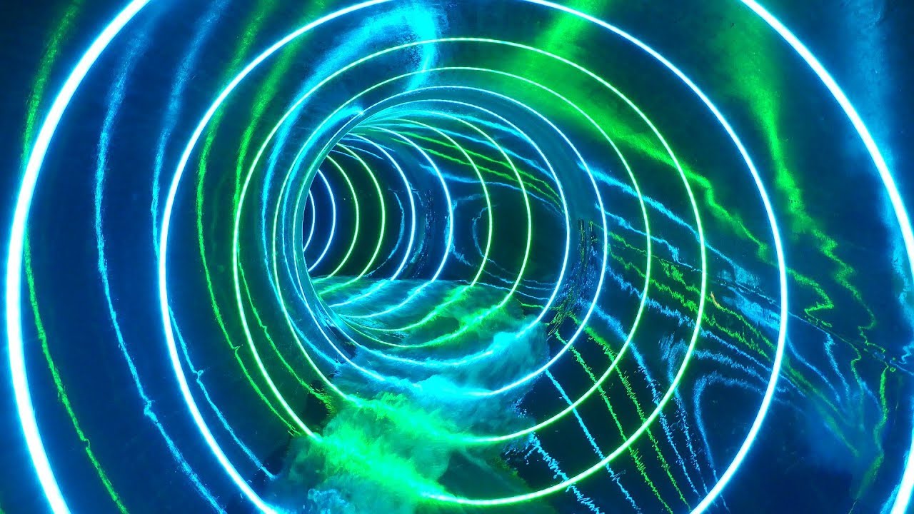 Black Hole Speed Slide :: Colorful Tube Slide | Holstentherme Kaltenkirchen [NEW 2017]